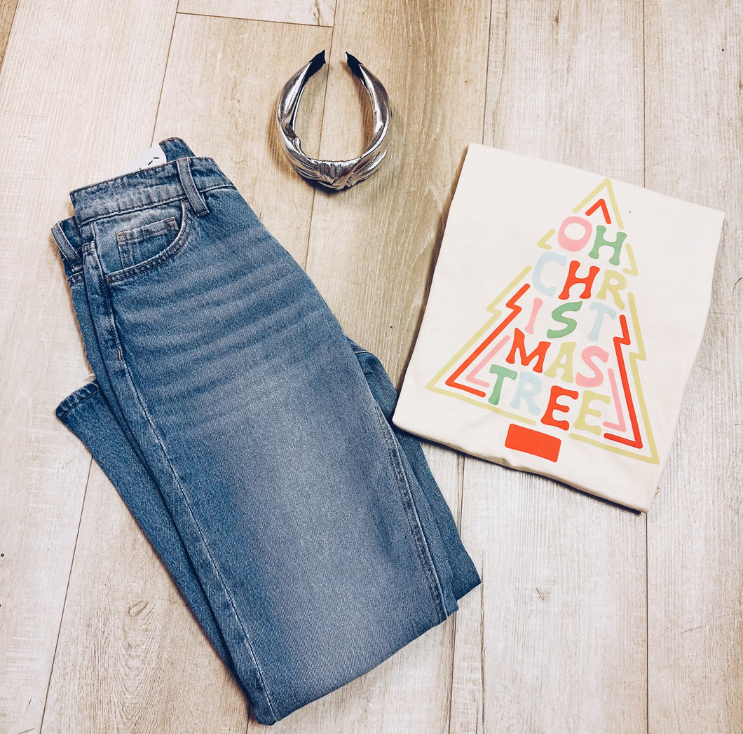 christmas tree tee