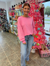 Load image into Gallery viewer, Bubblegum pearl sweatshirt
