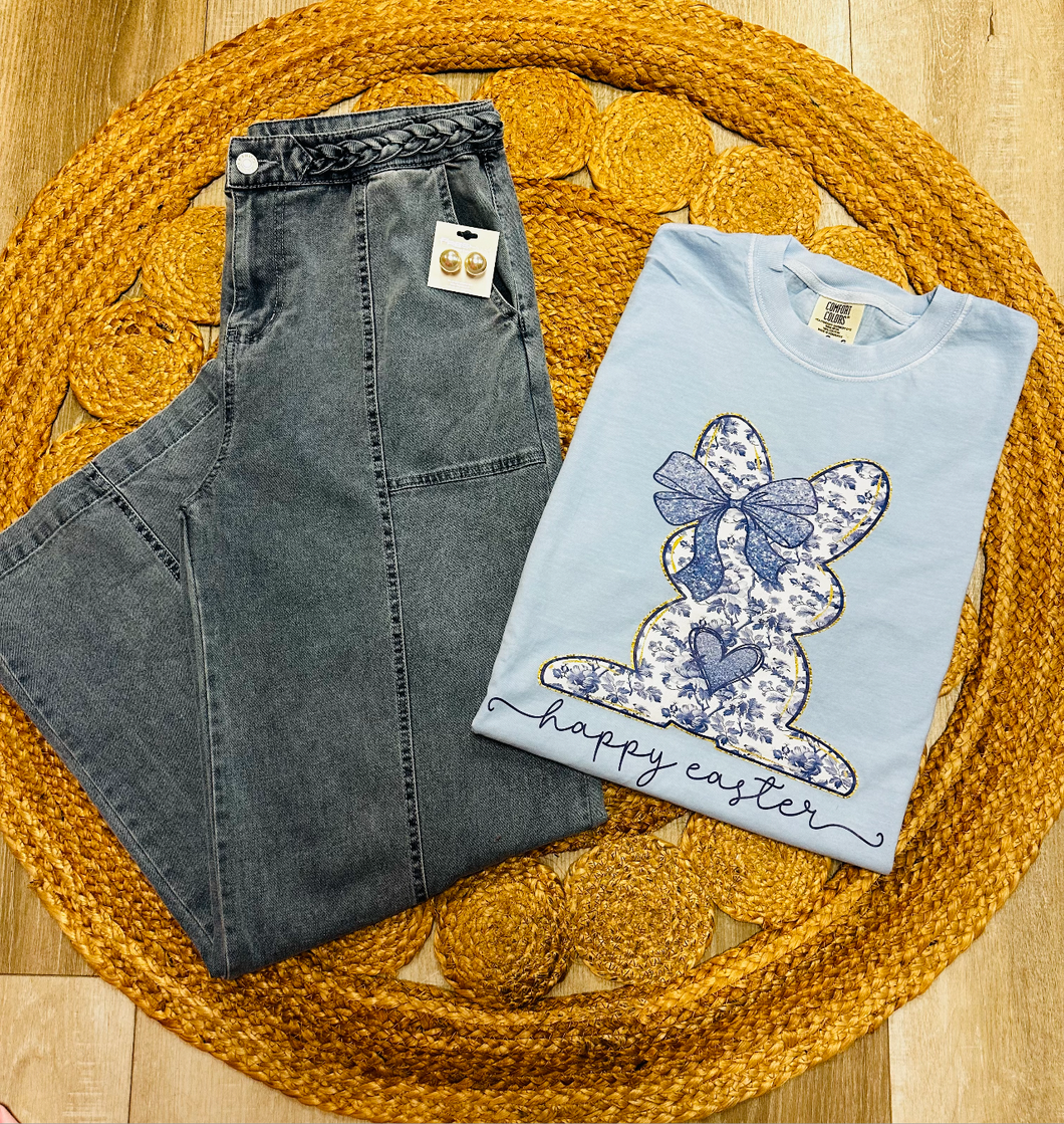 Happy Easter chinoiserie bunny