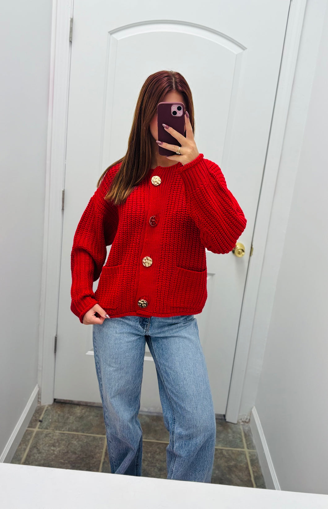 Red Cardigan
