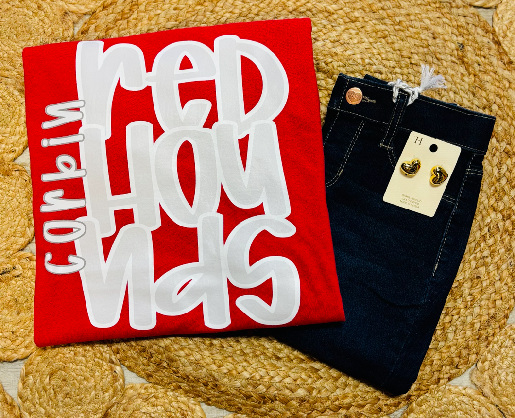 Corbin Redhounds tee