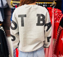 Load image into Gallery viewer, Grey Football Crewneck
