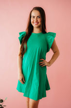 Load image into Gallery viewer, Emerald Green Short Dress
