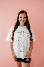 Load image into Gallery viewer, Saved By Grace Peace Graphic S/S Washed Cotton Tee
