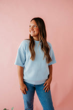 Load image into Gallery viewer, Baby blue Short Sleeve Top
