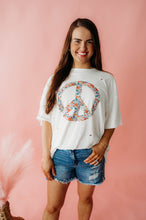 Load image into Gallery viewer, White Peace Short Sleeve
