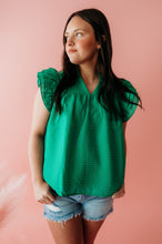 Load image into Gallery viewer, Green Short Sleeve Top
