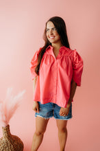 Load image into Gallery viewer, Hot Pink Puff Top
