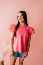 Load image into Gallery viewer, Pink Short Sleeve Top
