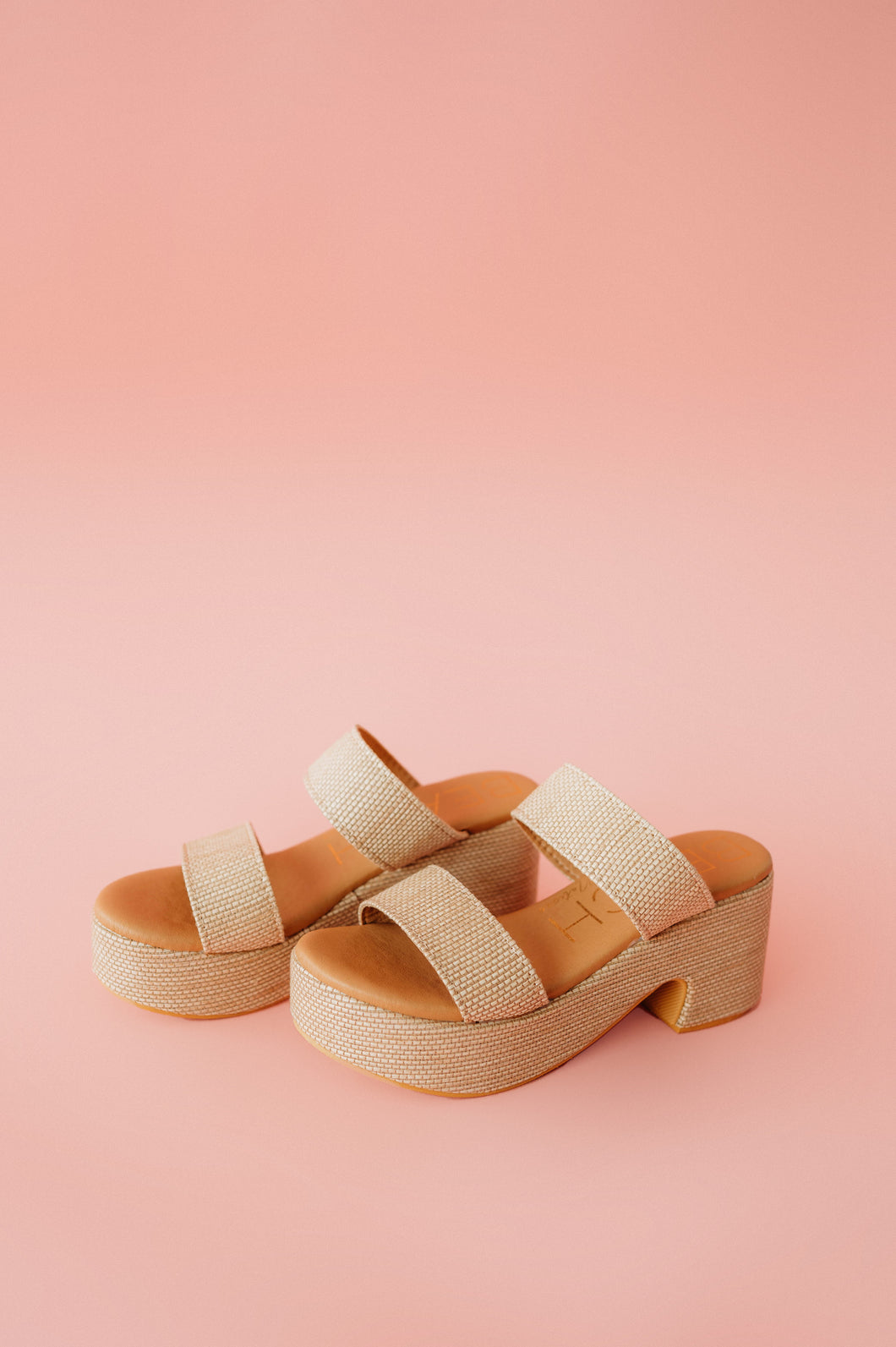 Natural Platform Sandal