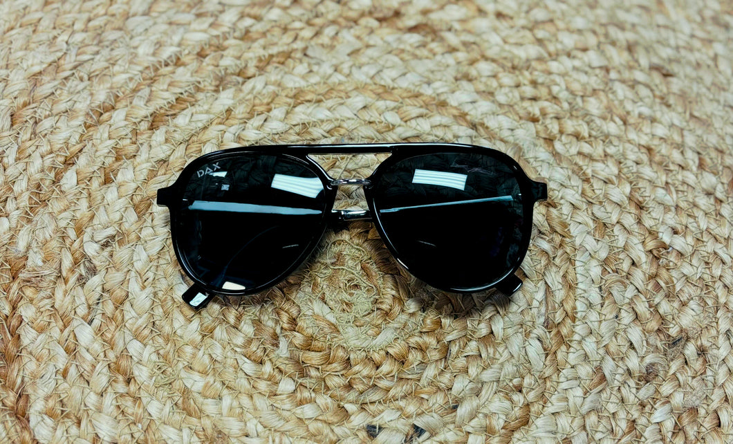 Earhart Black Sun Glasses