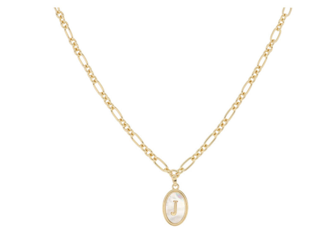 Initial necklace J