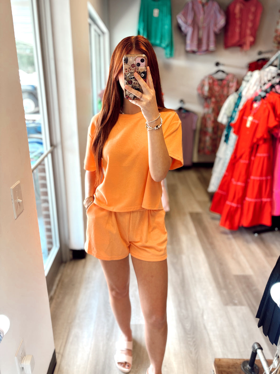 Creamsicle Shorts Set