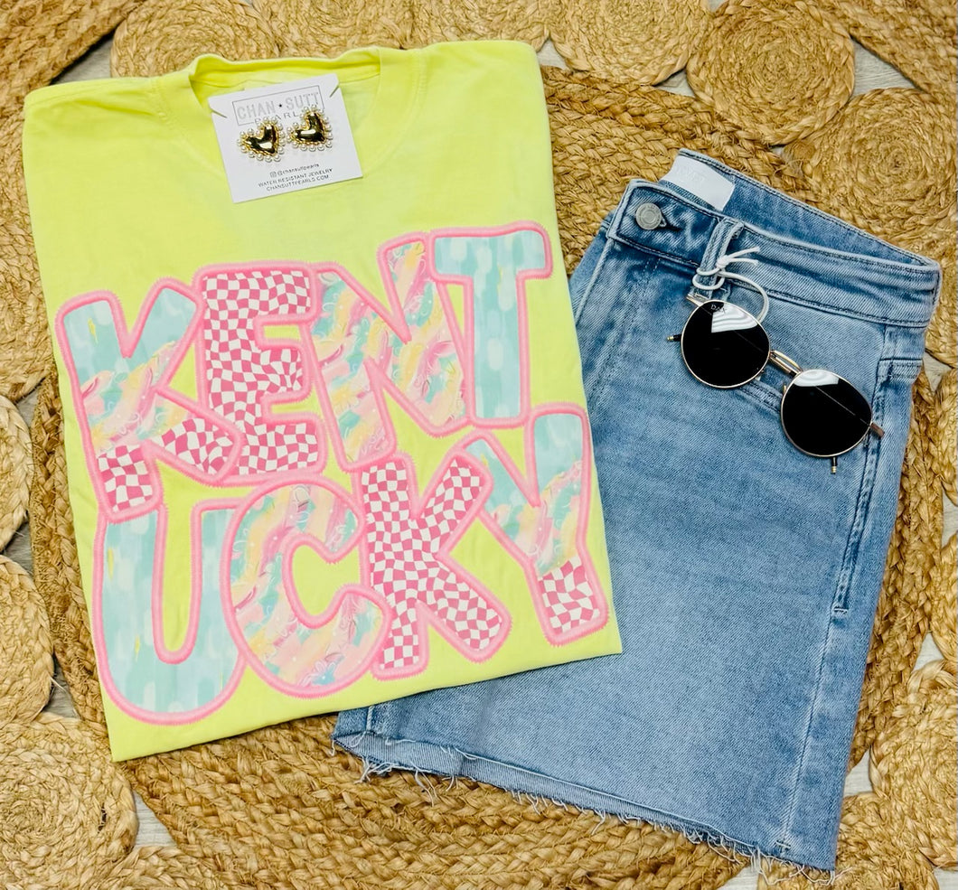 Kentucky Patterns Block Tee