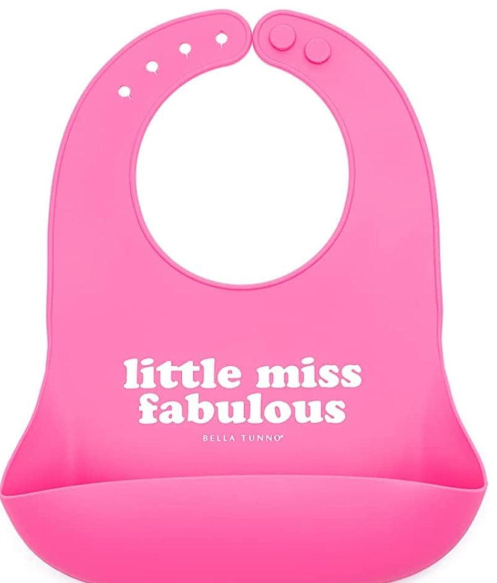 Little miss fabulous bib