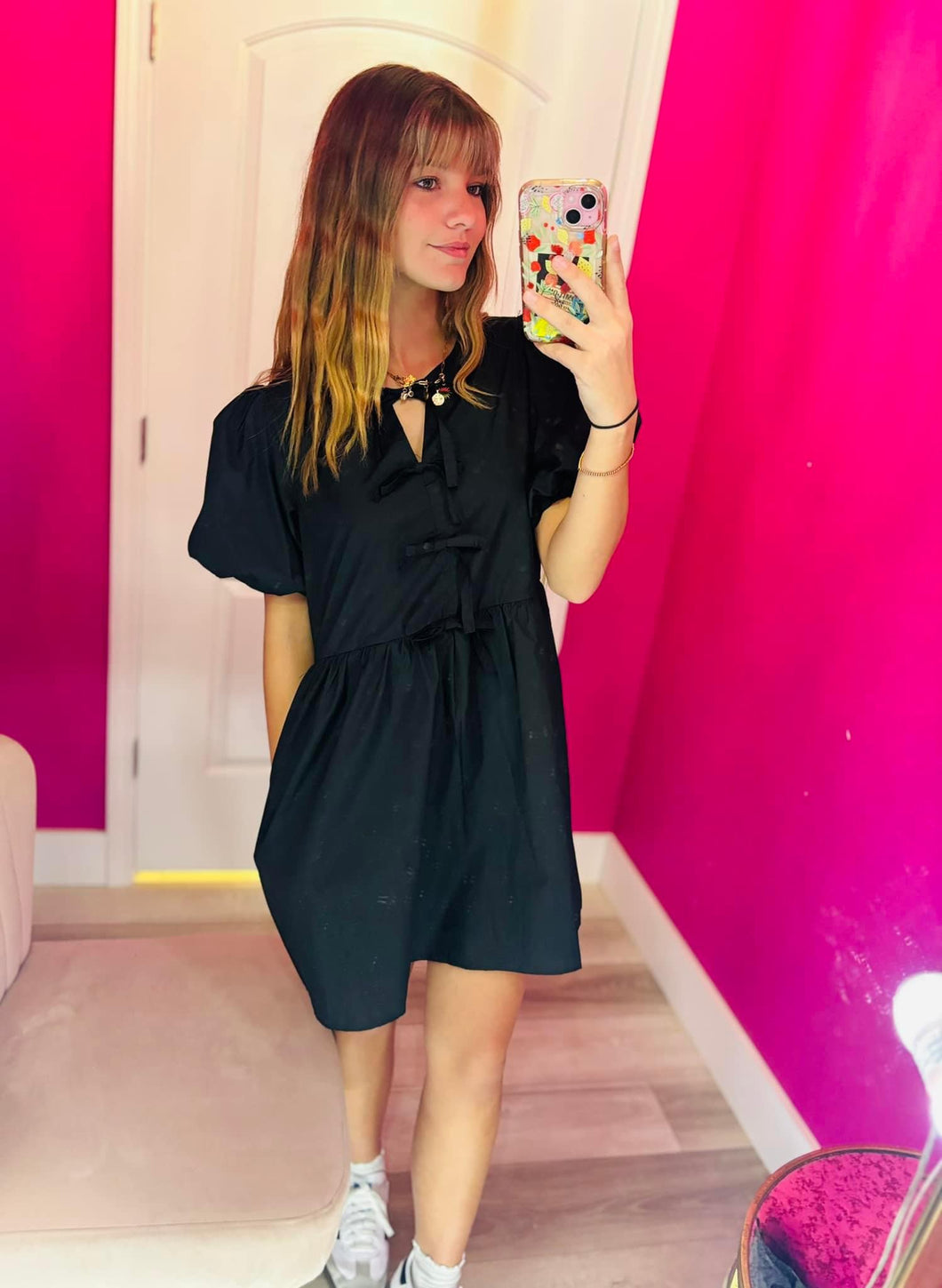 Black Bow Dress