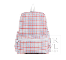 Load image into Gallery viewer, Classic Plaid Red Backpack
