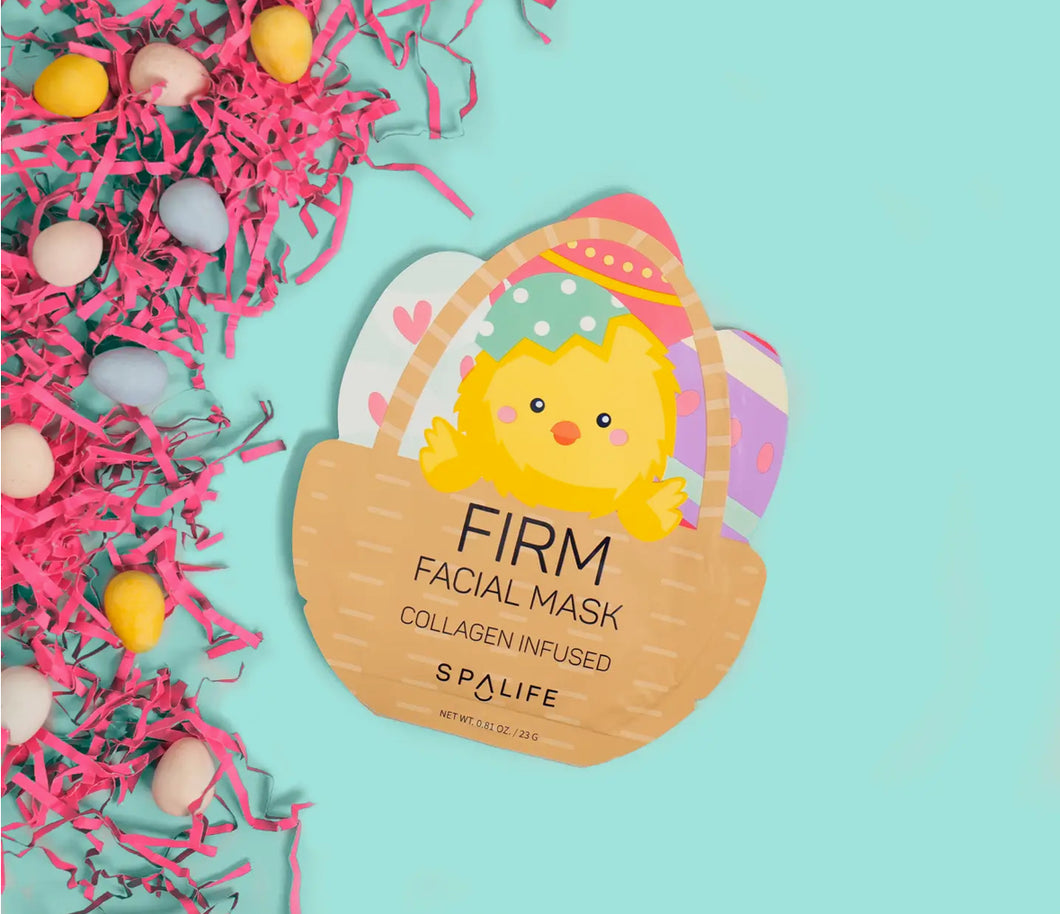 Firm Easter egg facial mask