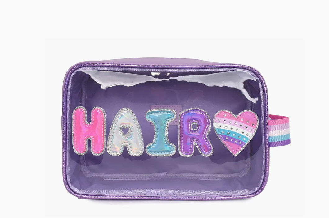 hair' Purple Peekaboo Pouch