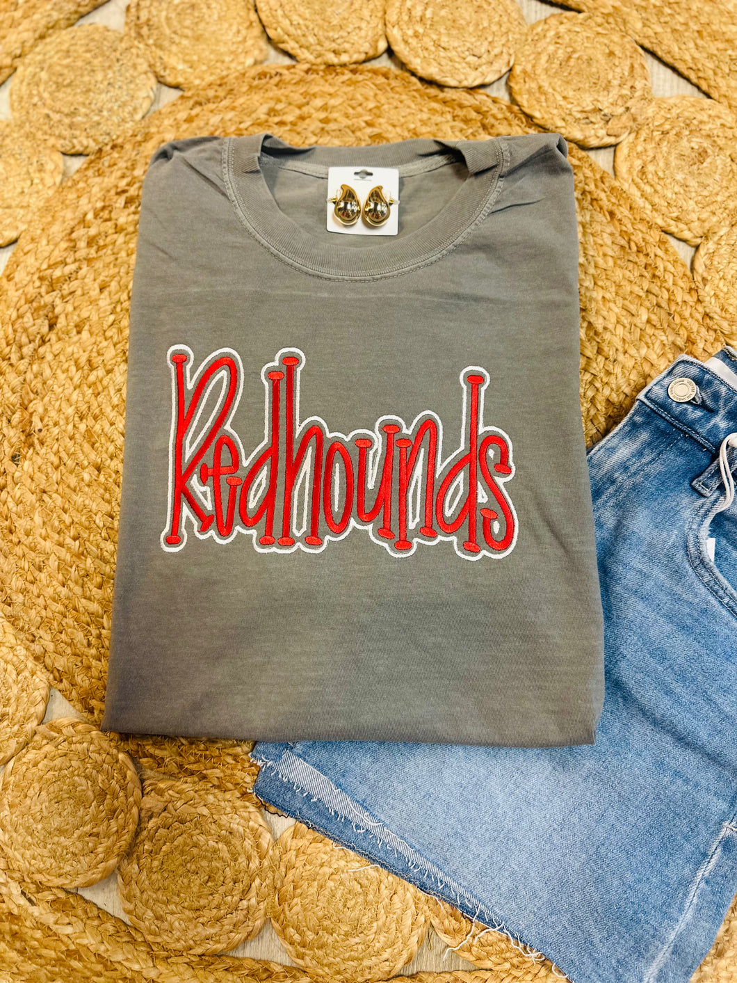 Redhound embroidered tee