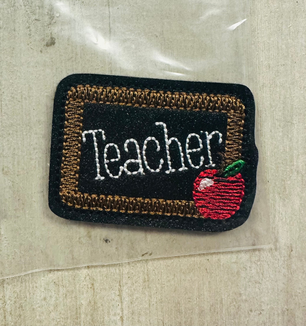 Teacher badge patch