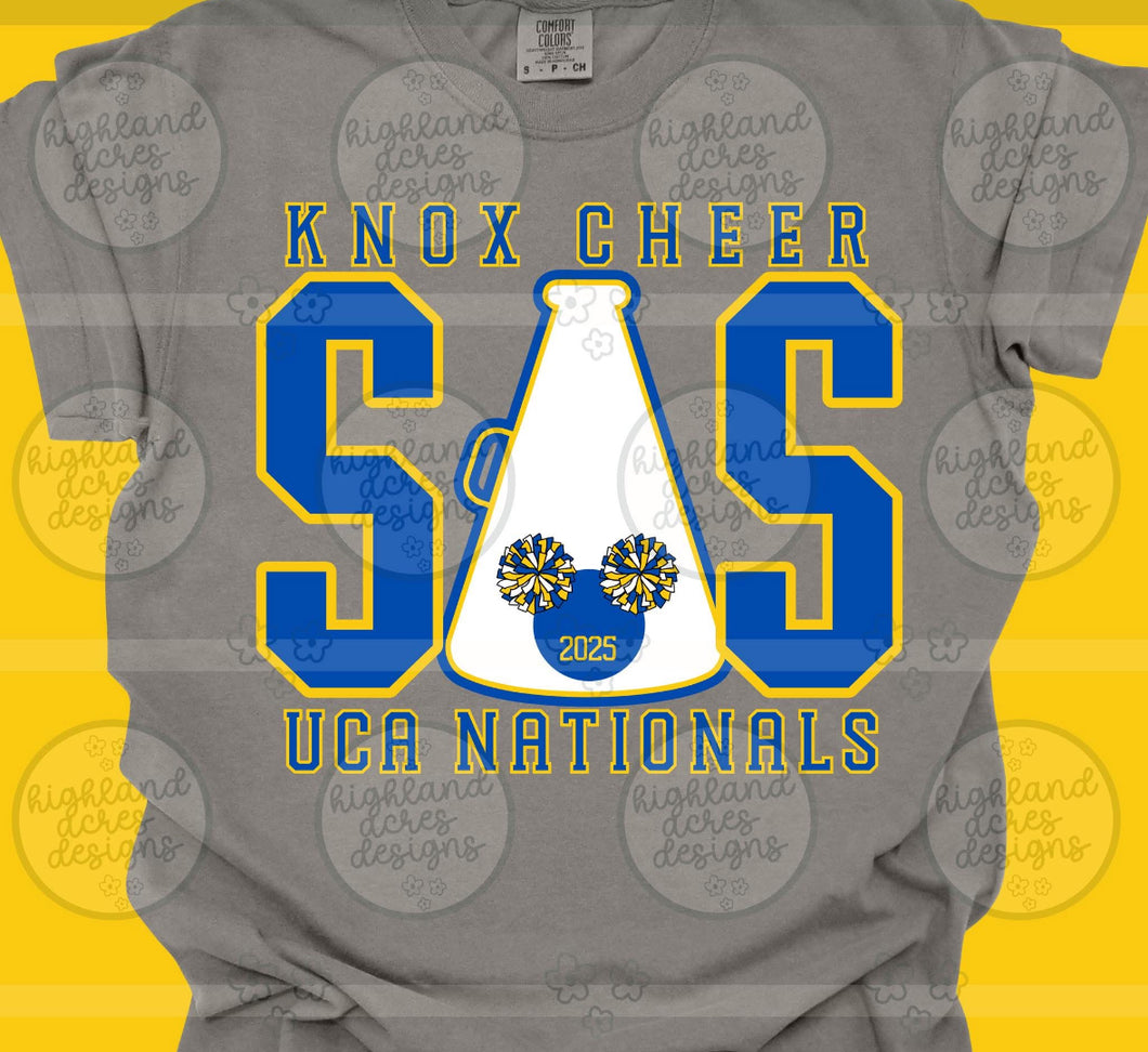 Knox cheer sis uca nationals