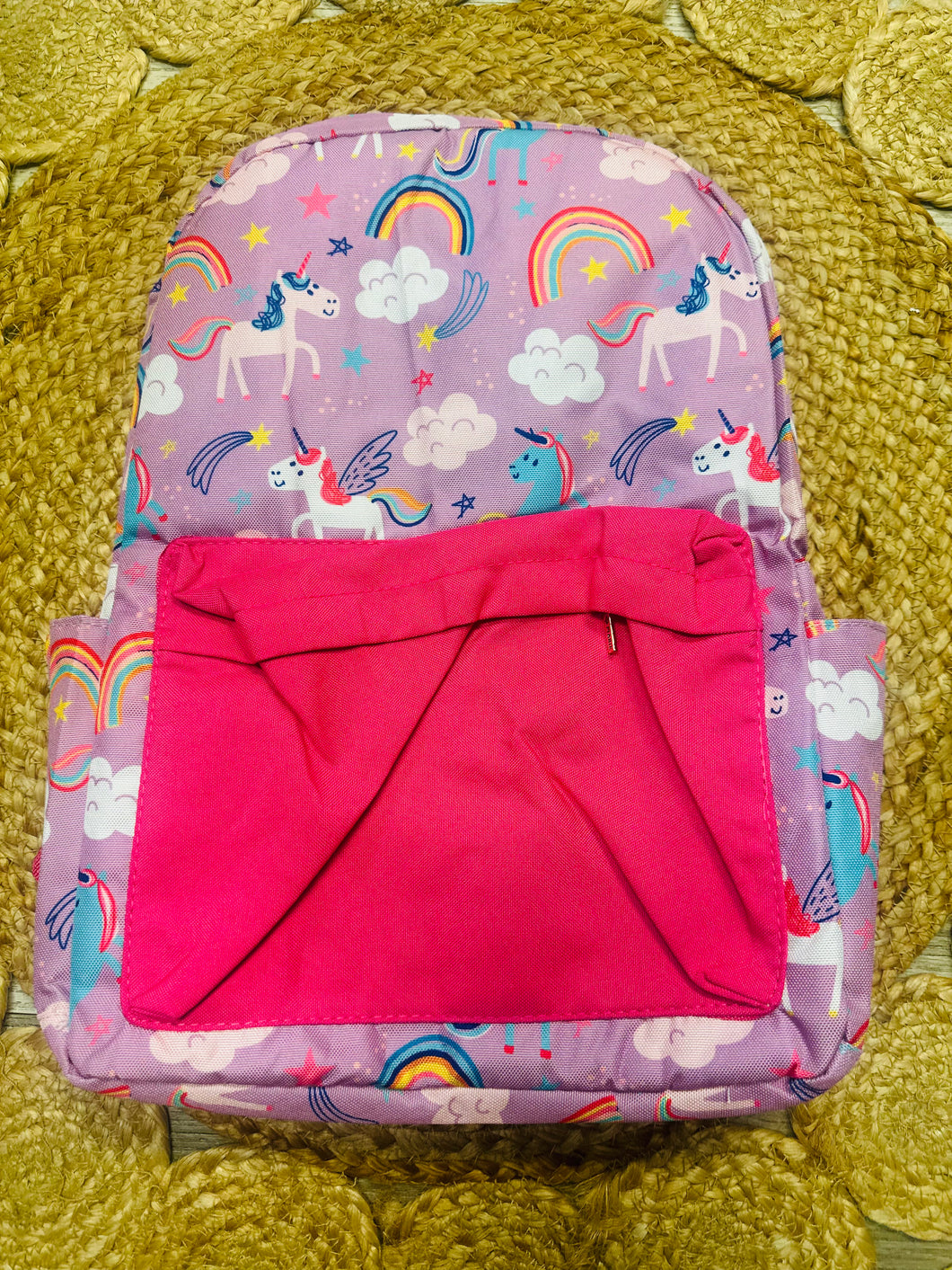 Jane Marie kids purple unicorn backpack