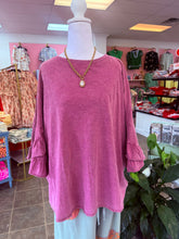 Load image into Gallery viewer, Ruffle Sleeve Long Top
