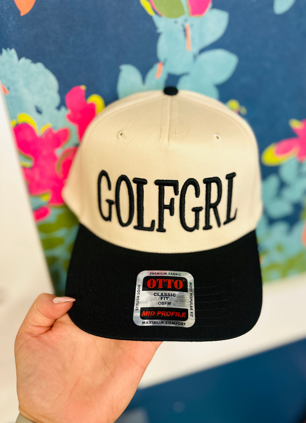 Black GOLFGRL hat