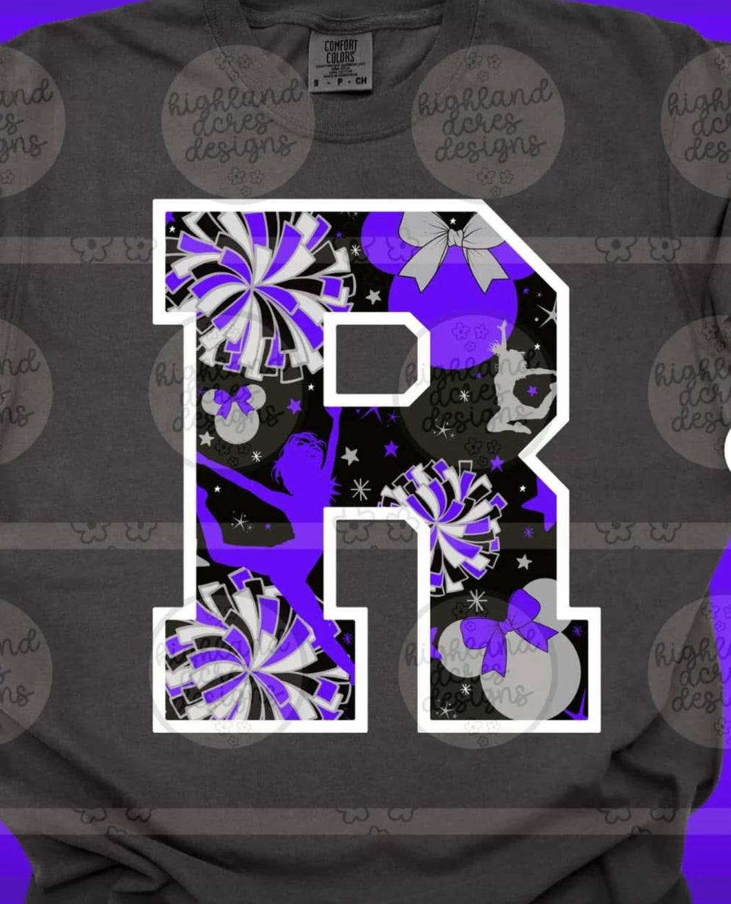 White outline Rythm R