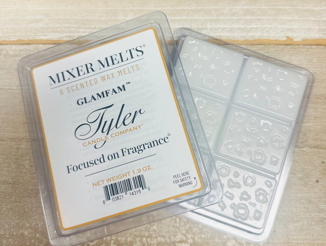 Tyler mixer melts’ glamfam’