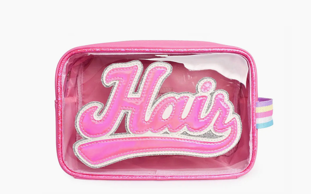 hair' Pink Peekaboo Pouch