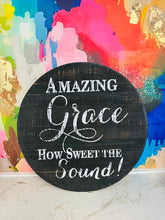 Load image into Gallery viewer, Amazing Grace Door Sign
