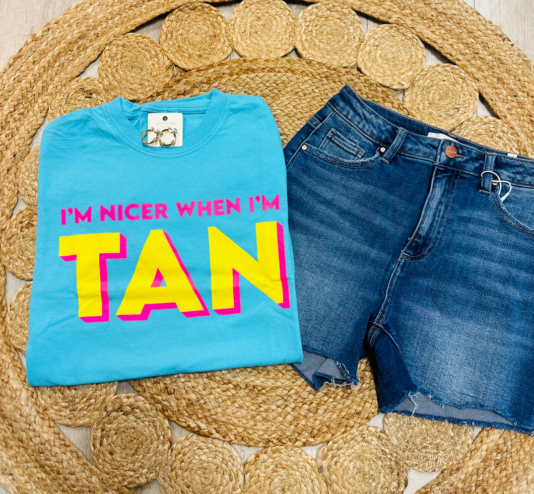 I’m nicer when I’m tan CC tee