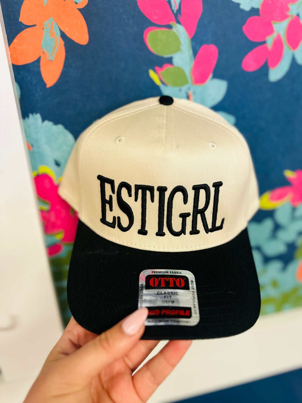 Black ESTIGRL hat