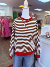 Load image into Gallery viewer, Stripe Long Sleeve Tops
