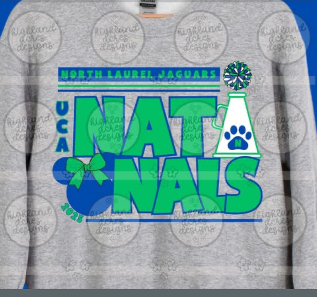 North laurel Jaguars nationals box design