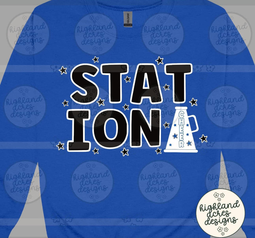 Station cheer megaphone