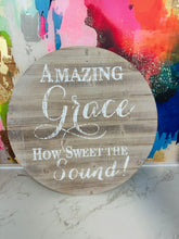 Load image into Gallery viewer, Amazing Grace Door Sign
