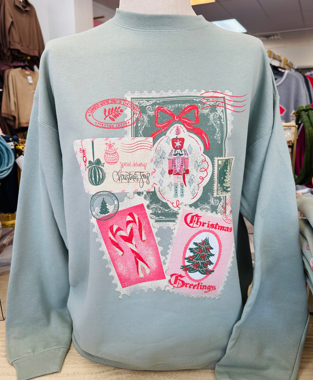 Christmas Stamp Crewneck