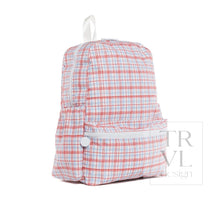 Load image into Gallery viewer, Classic Plaid Red Backpack
