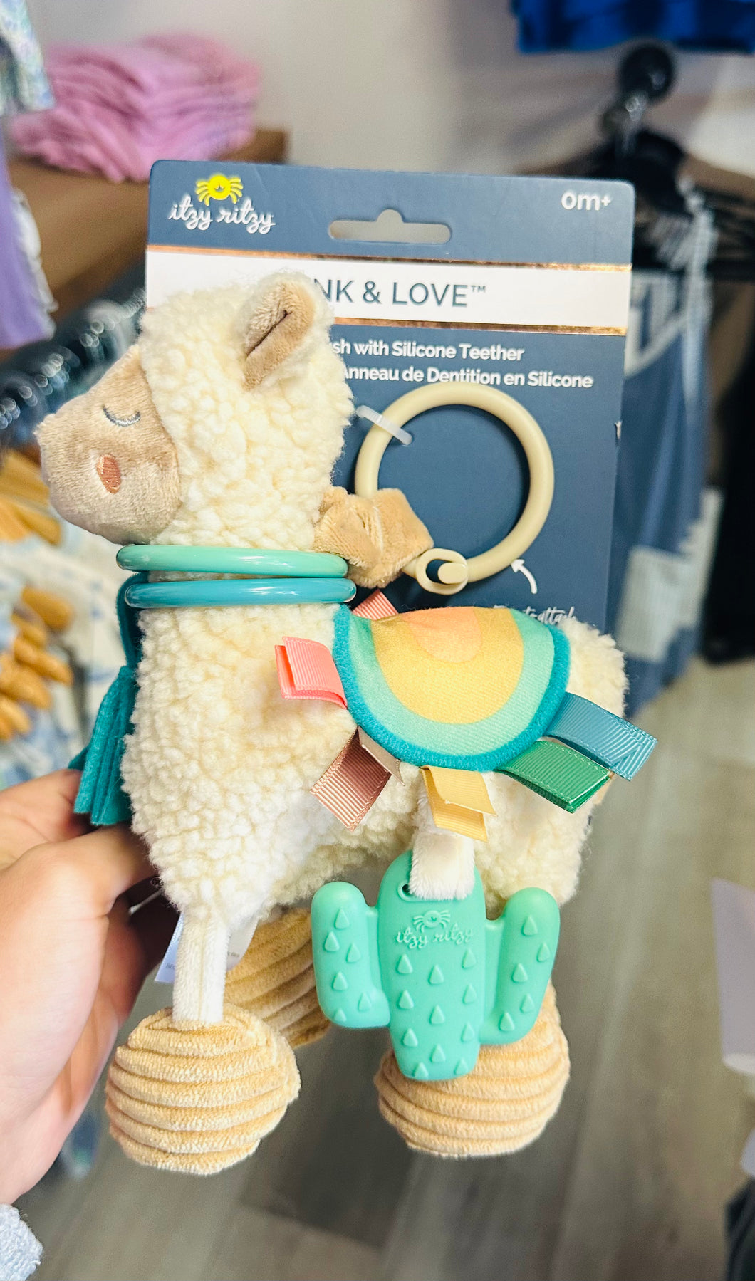 Link & love activity plush brown llama