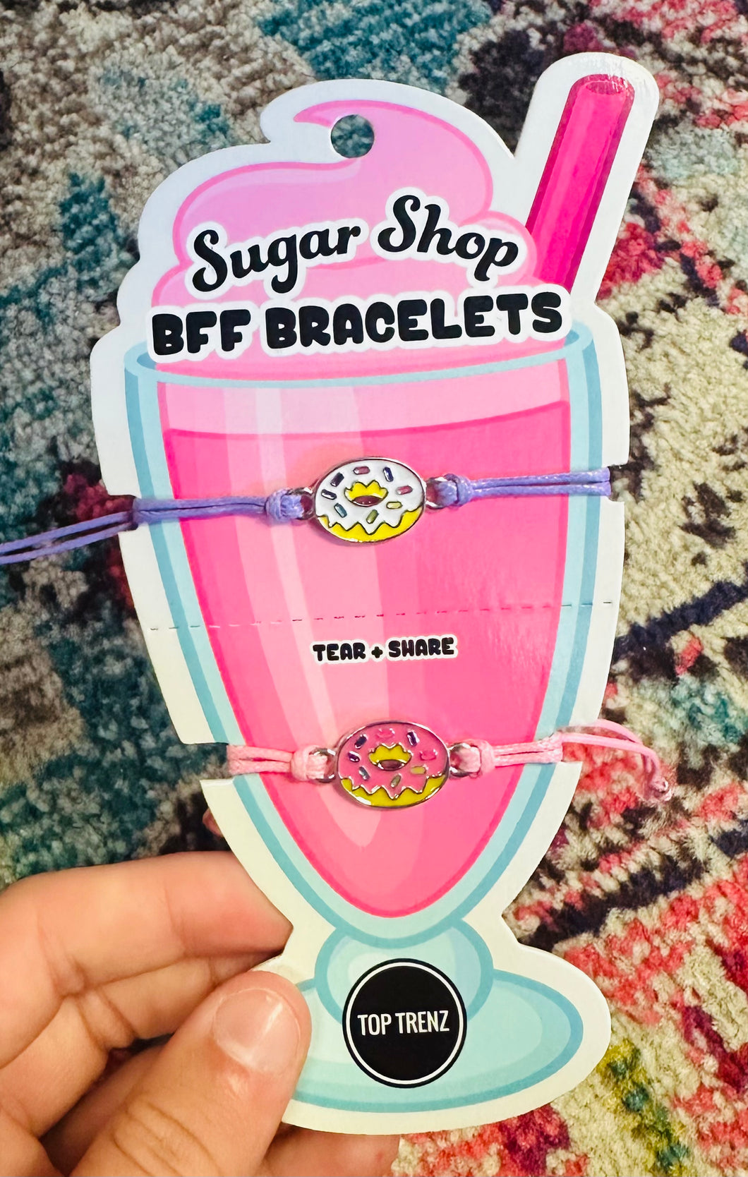 Sugar shop bff bracelets donuts