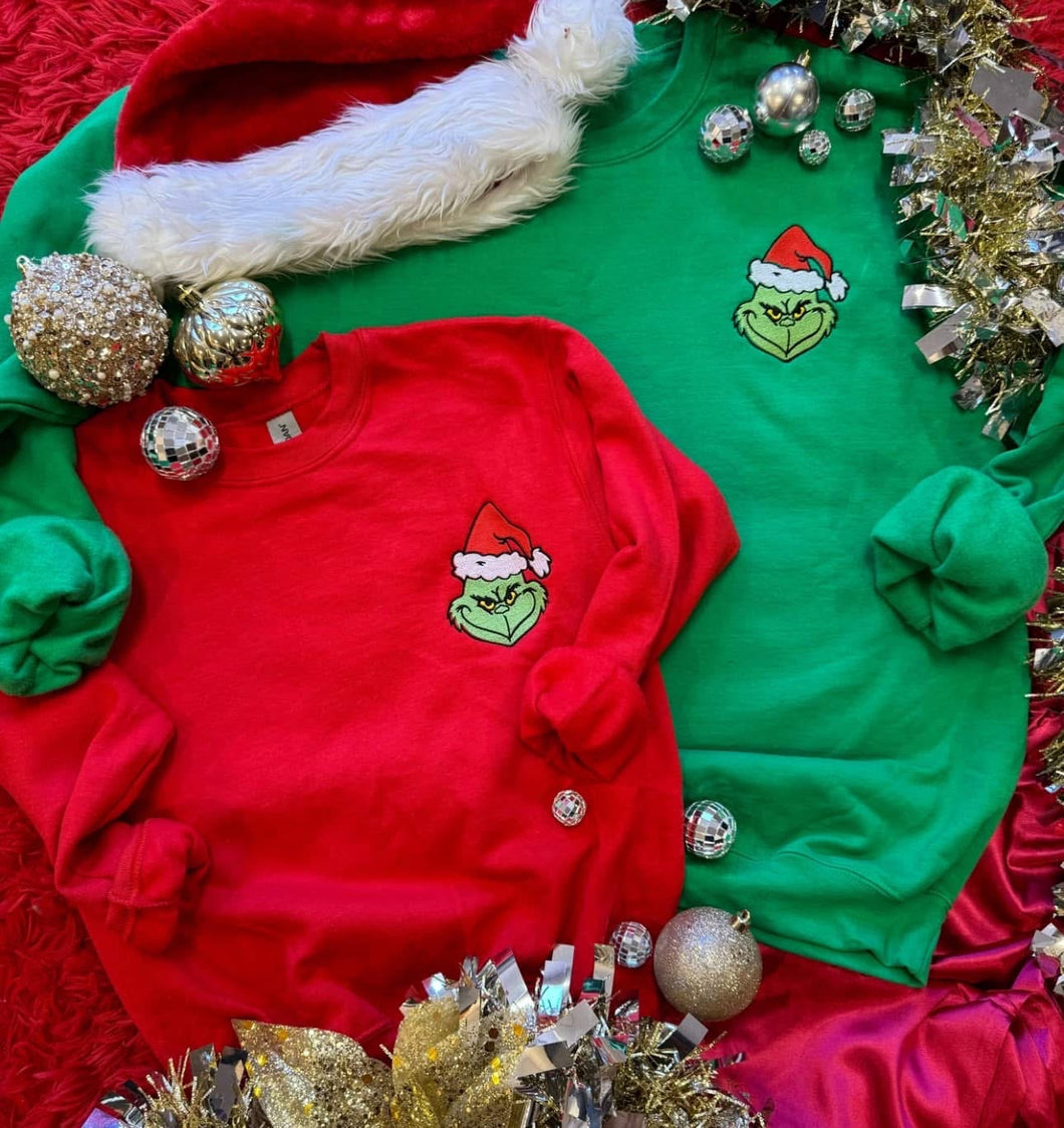Crewneck Christmas embroidery