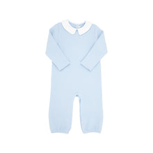 Load image into Gallery viewer, Potter&#39;s Playsuit (Quilted)
Beale Street Blue with Worth Avenue White
