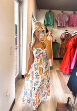 Load image into Gallery viewer, Coastal maxi dress open tie back
