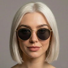 Load image into Gallery viewer, Luna in Black Sunglasses
