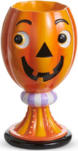 Load image into Gallery viewer, 9.75" Jack-O-Lantern Candy Dish Or Vase Halloween Decoration
