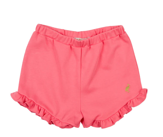 Shelby Anne Shorts Parrot Cay Coral With Metallic Gold Stork