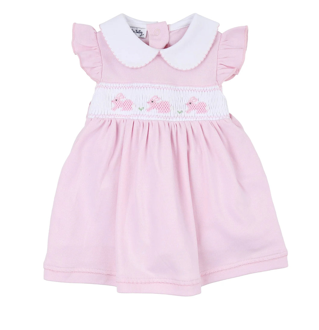 Pastel Bunny Classics Dress - Pink